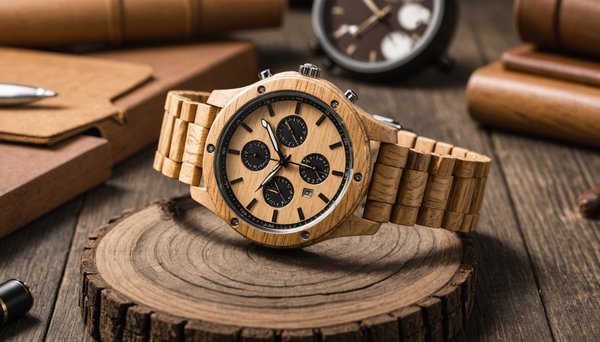 Montre en bois clair homme : un accessoire chic et unique